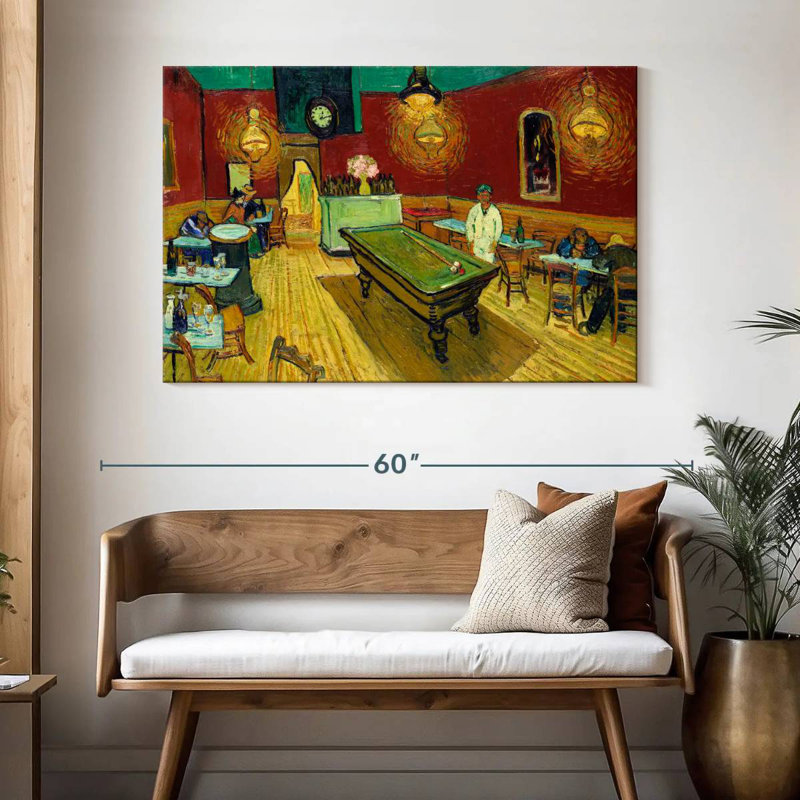 Senne The Night Cafe, H 32 po x l 48 po