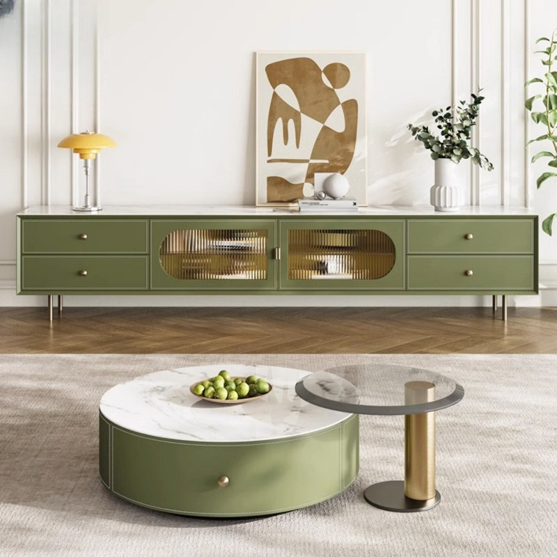 Table basse Light Luxury, H 14,6 po x L 31,5 po x l 31,5 po