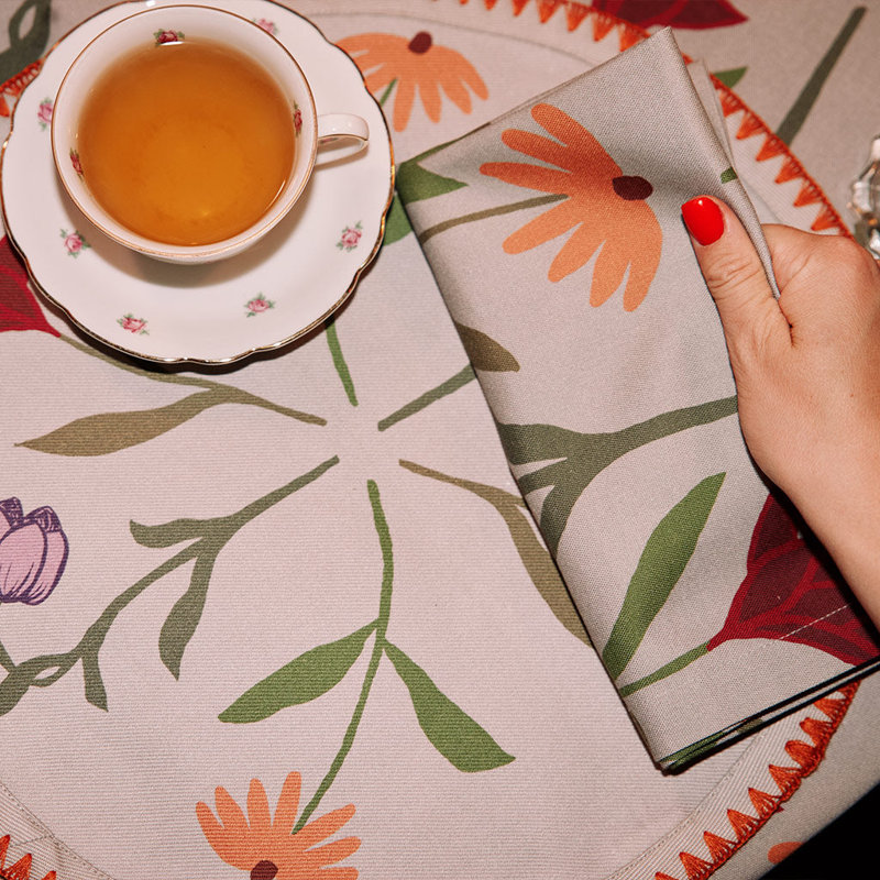 6 Napkins Picnic on the Meadow Offcut Version