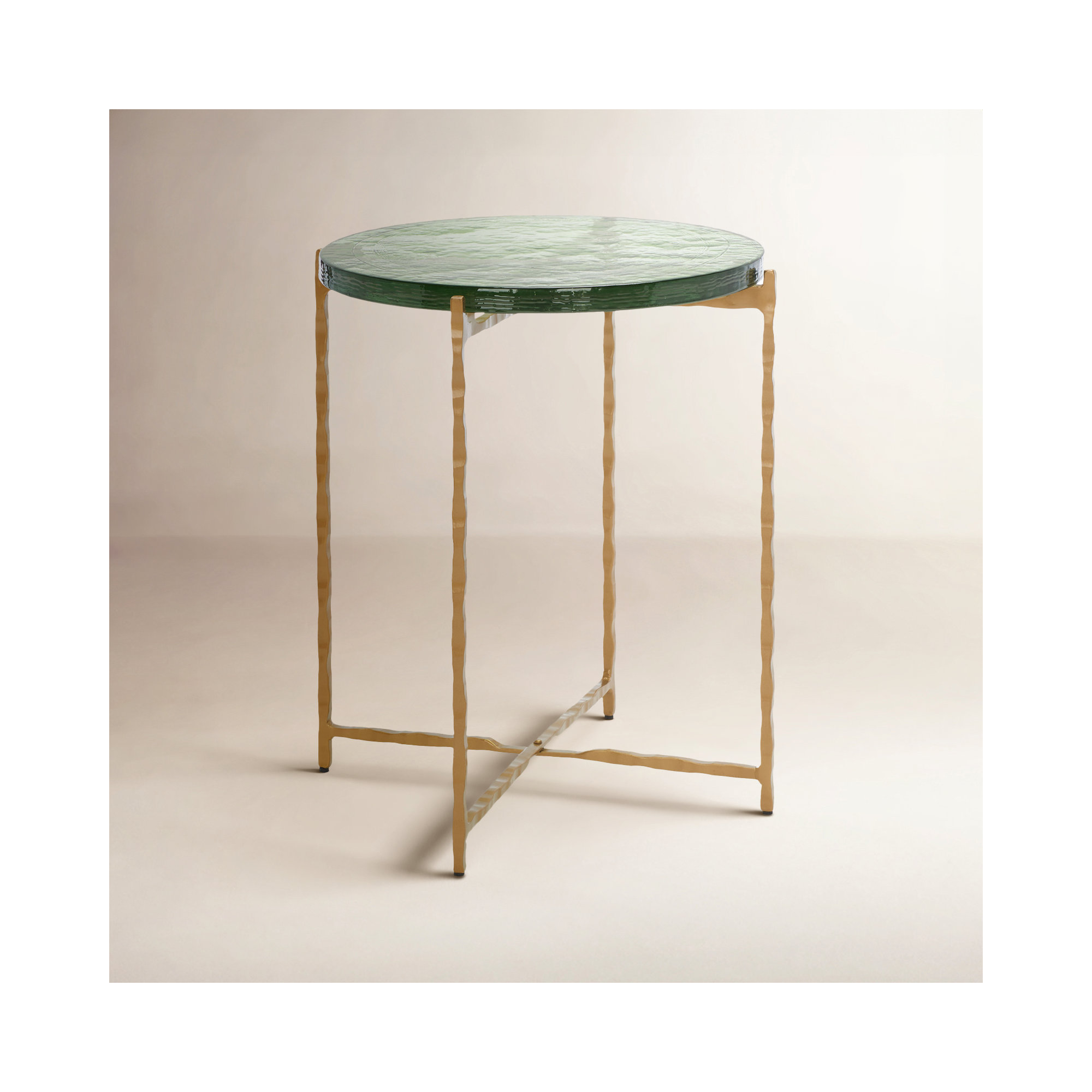 Glass End Table