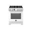 Professional Series Range 30" - 4 Brass Burners - Self-Clean Oven-598242539