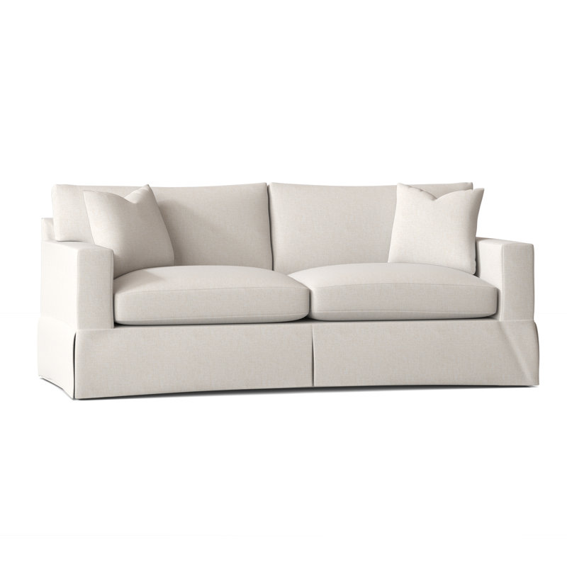 McCall 85'' Slipcovered Sleeper Sofa, Sugarshack Glacier, Sugarshack Glacier