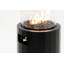 Planika - Bino Outdoor Gas Fiereplace - Fire Column with Glass Shield for Patio or Gardens (Cover Included)-1146662141