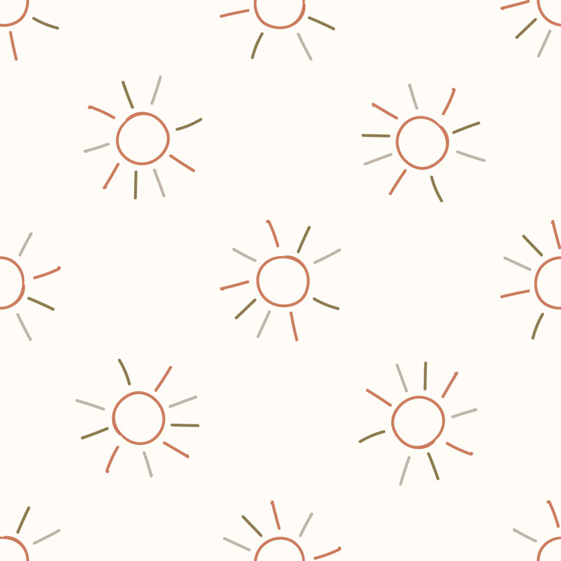 Papier peint soleil