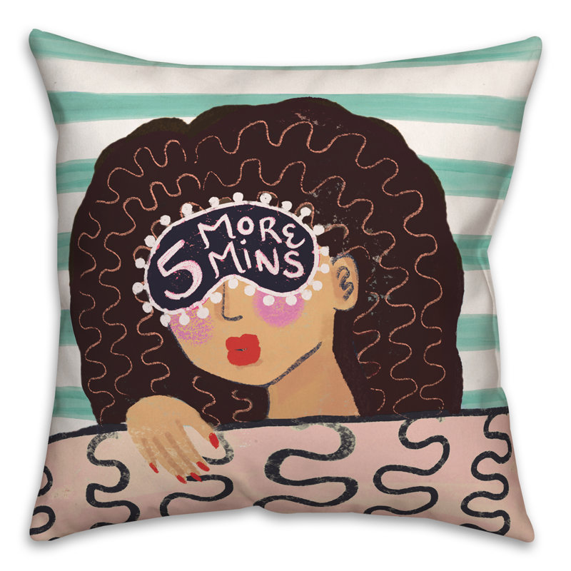 Striped Reversible Throw Pillow, 16" x 16"