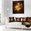 Coussin abstrait à motif abstrait calendrier maya-29601167-29601163