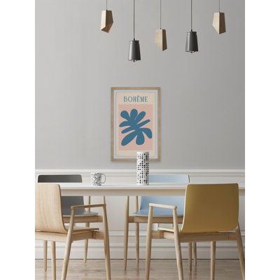 The Blue Leaf by Marmont Hill - Single Picture Frame Print