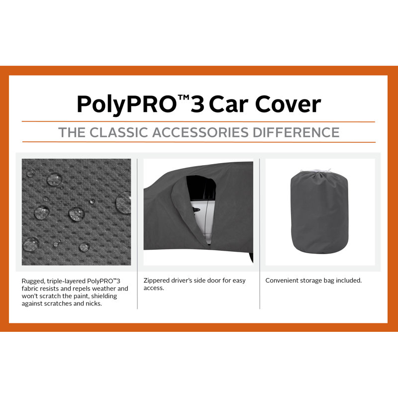 Overdrive Mildew Resistant Automobile Cover By Classic Accessories, Full-Size