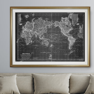 " Vintage World Map VI "