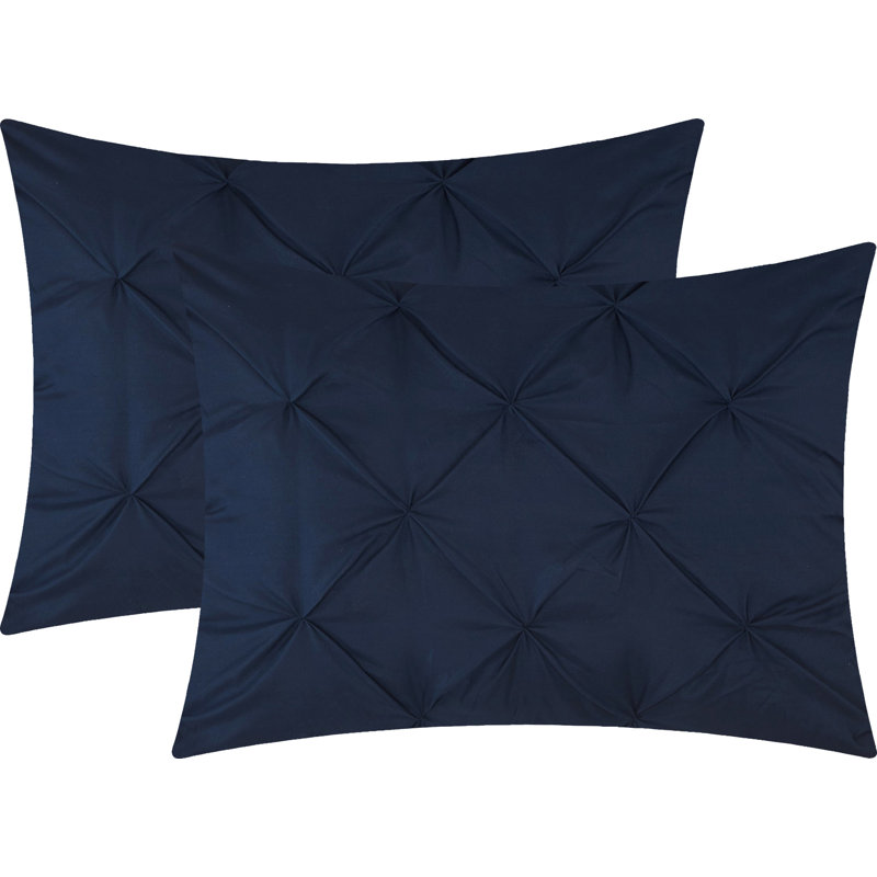 Loren 7-Piece Reversible Comforter Set, Navy, Cal. King Comforter + 6 Additional Pieces