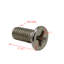Vis à tête ronde Phillips FixtureDisplays® M3 x 15 mm, pas 0,5 20PK 15171-20PK-121543624-121543625