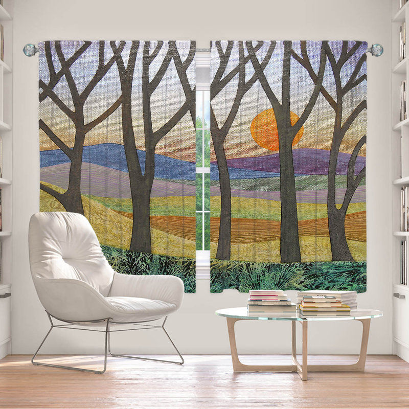 Fehrat Room Darkening Curtain Pair, 56" W x 78" L