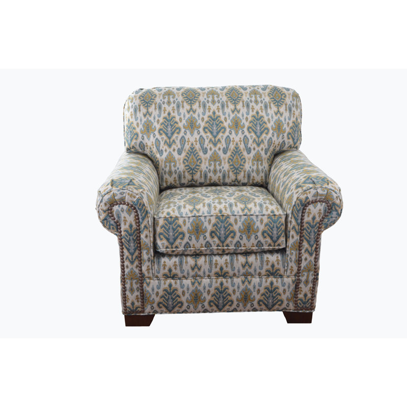 Fauteuil de 41 po de large Adrena, Oui, Laiton clair, Drusky 07