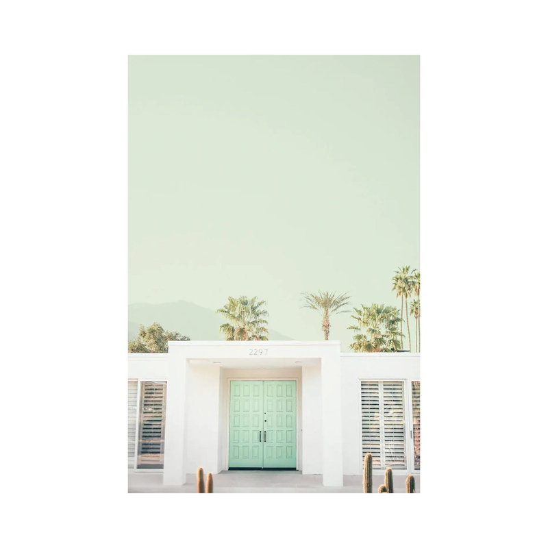 Mint Palm Springs - Wrapped Canvas Print, 20.32 cm H x 30.48 cm W