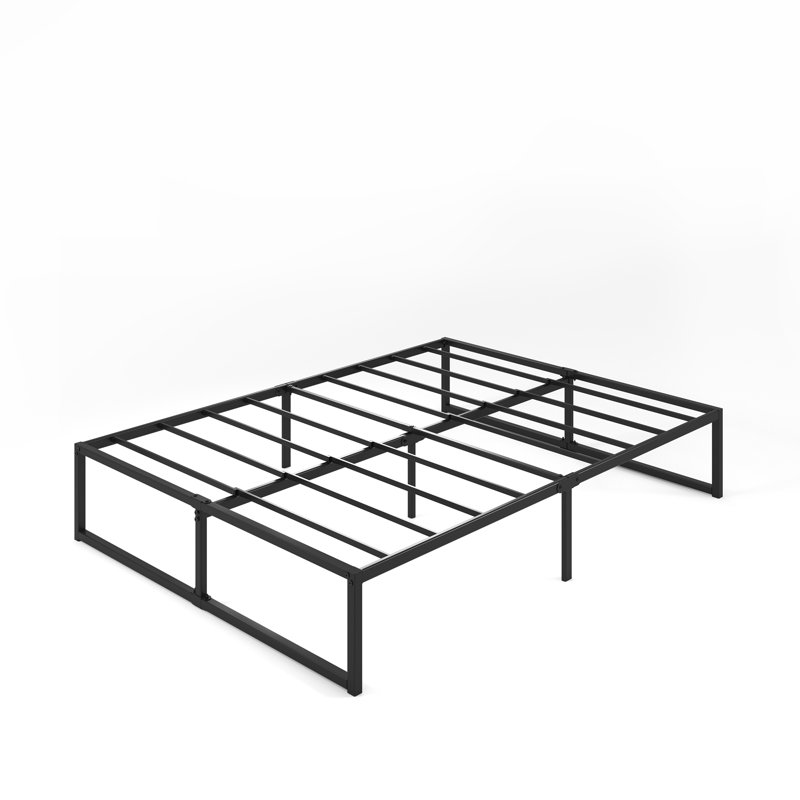 Corbe Platform Bed, Super King (6'), Black