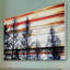 « red rayures sky » par parvez taj,-reproduction de photo sur bois-1534386859