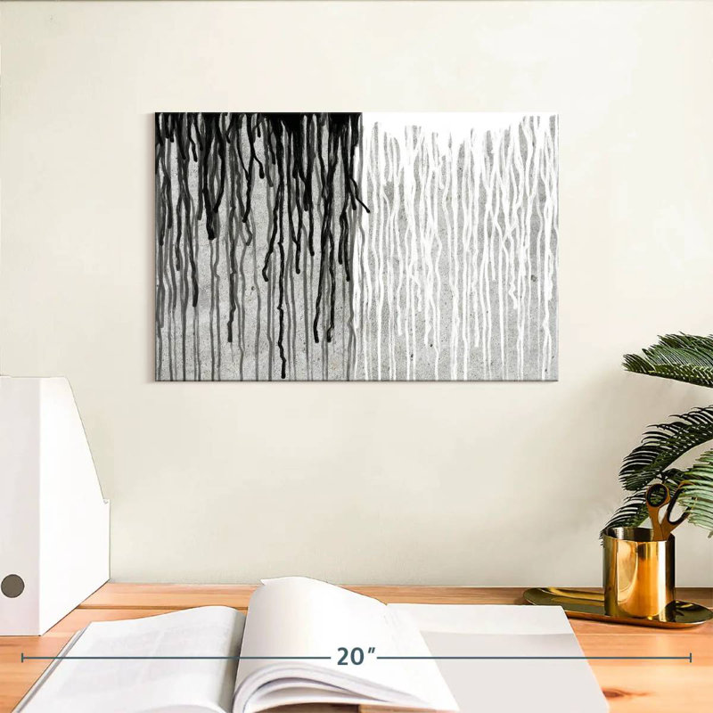 Avery BW Paint Drip, 8" H x 12" W