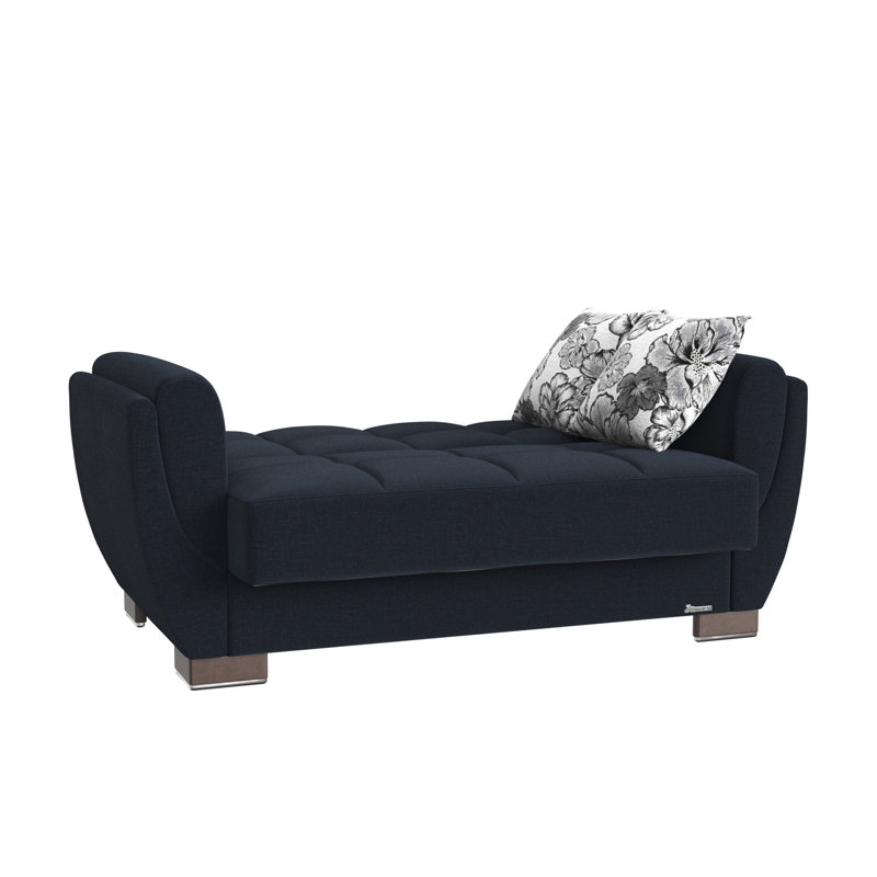 Causeuse convertible avec rangement Collection, Bleu très foncé