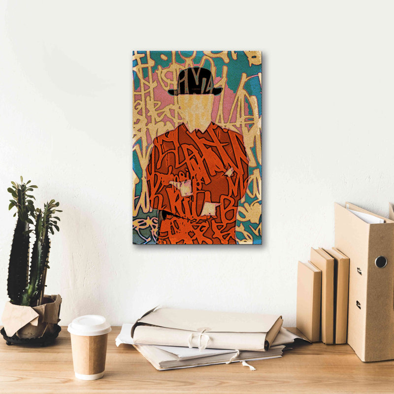 «Graffiti Man 10» par Irena Orlov, impression sur toile, H 18 po x l 12 po x P 0,75 po