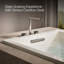 Baignoire tourbillon encastrée en acrylique avec chauffe-eau 60 po x 36 po-51907013