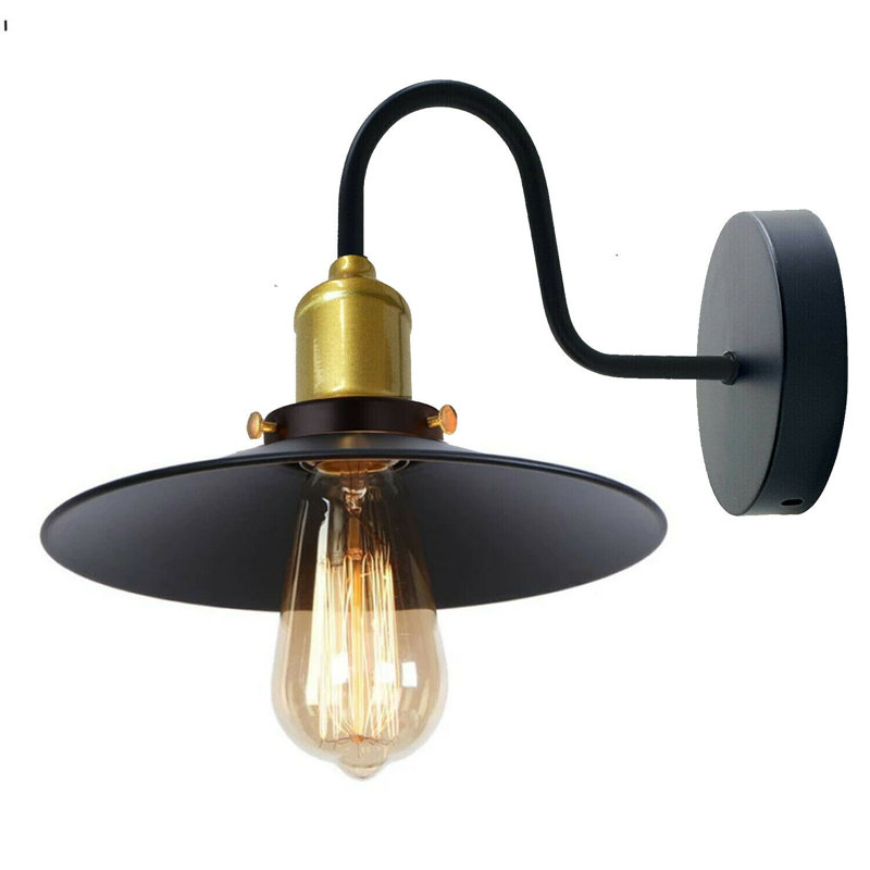 Orleans Armed Sconce, Black