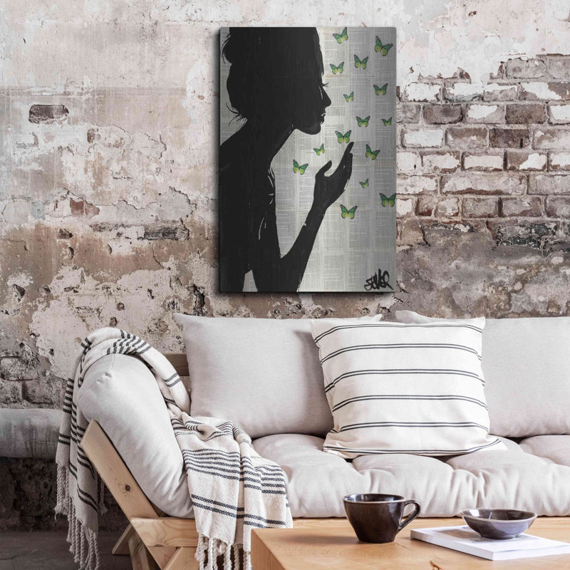 " Simplicity Green " by Loui Jover, 36" H x 24" W