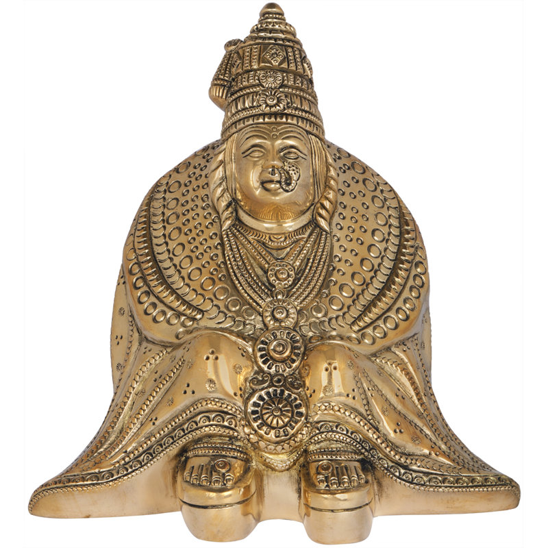 Figurine Tulja Bhavani en laiton
