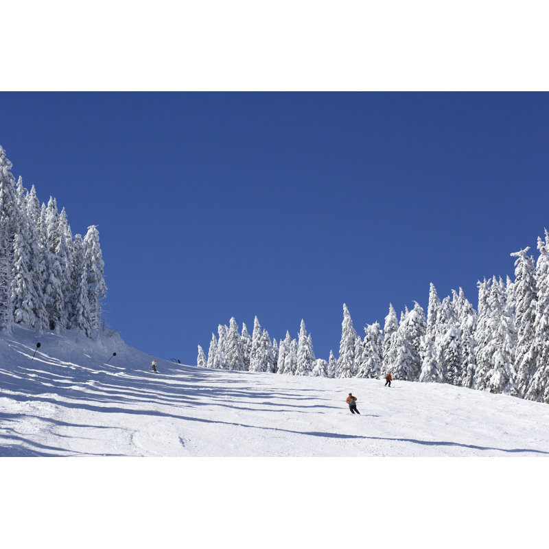 Ski Slope by Fotomy - Wrapped Canvas Print, 30cm H x 46cm W