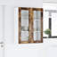 Vidaxl Hanging Cabinet With Storage Riga Artisan Oak 60 X 31 X 100 Cm-121217663-121217661