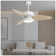 Light Pro In. LED Indoor Smart Ceiling Fan With Remote Control