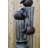 Outdoor Weather Resistant Cascade Fountain with Lights