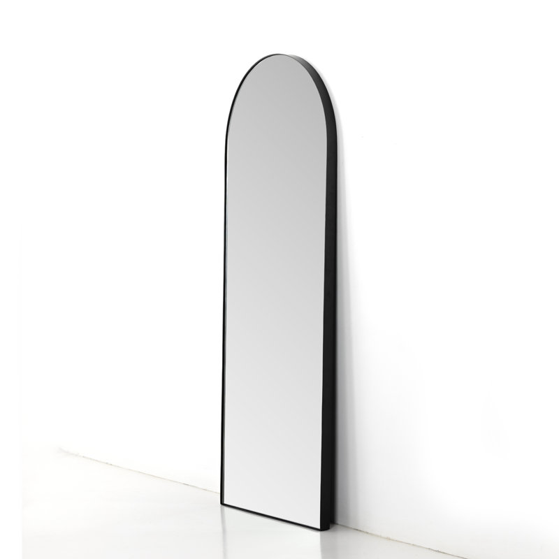 Georgina Arch Metal Mirror, Iron Matte Black