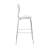 Edenfield Acrylic Barstool with Steel Frame in Chrome Finish-1665536330