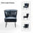 Euclid Faux Leather Chair With Metal Base-1978972587