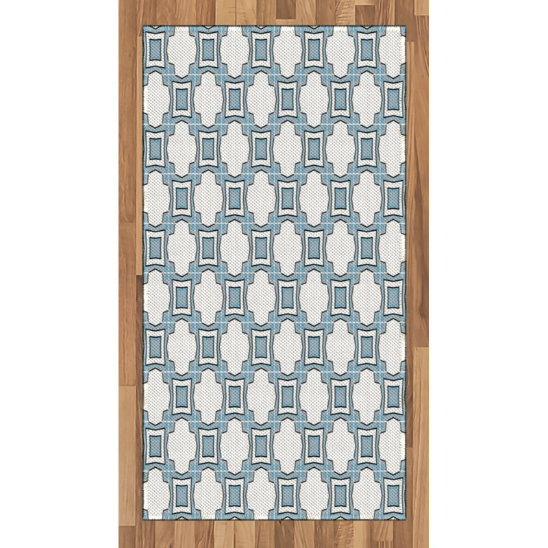 Traditional High Density Long Fiber Poly Threads Decorative Area Rug Carpet, Rectangle 2'7" x 5'