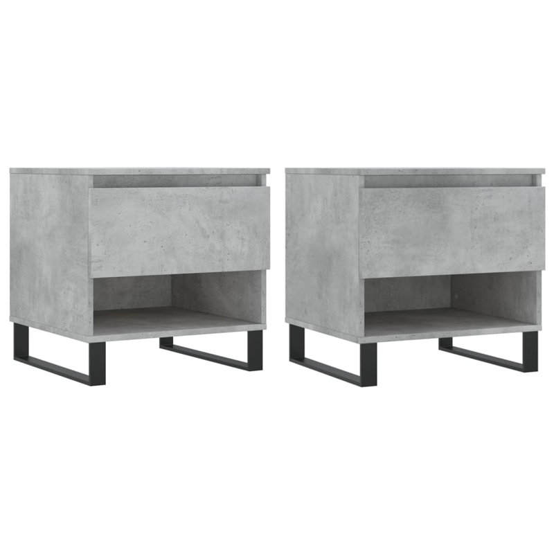 Sled Coffee Table with Storage, Concrete Grey