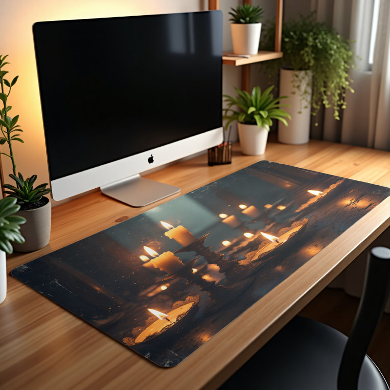 Polyester Desk Pad, 23.6x13.8
