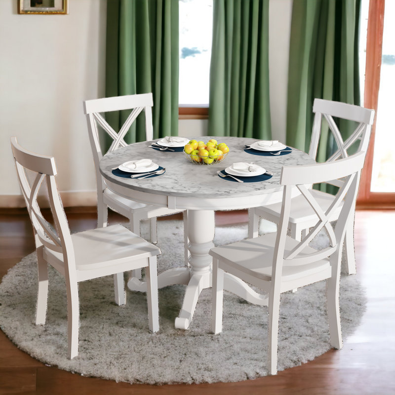 4 - Person Pedestal Dining Set