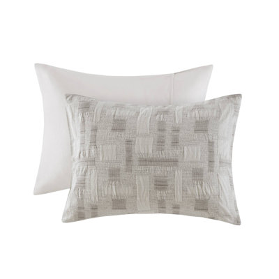 3 Piece Jacquard Comforter Set-Full
