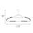 Allangson Plastic Non-Slip Standard Hanger for Suit/Coat