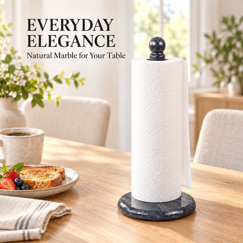 Marble Paper Towel Holder