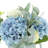 Hydrangeas and Ranunculus in Glazed Ceramic Pot