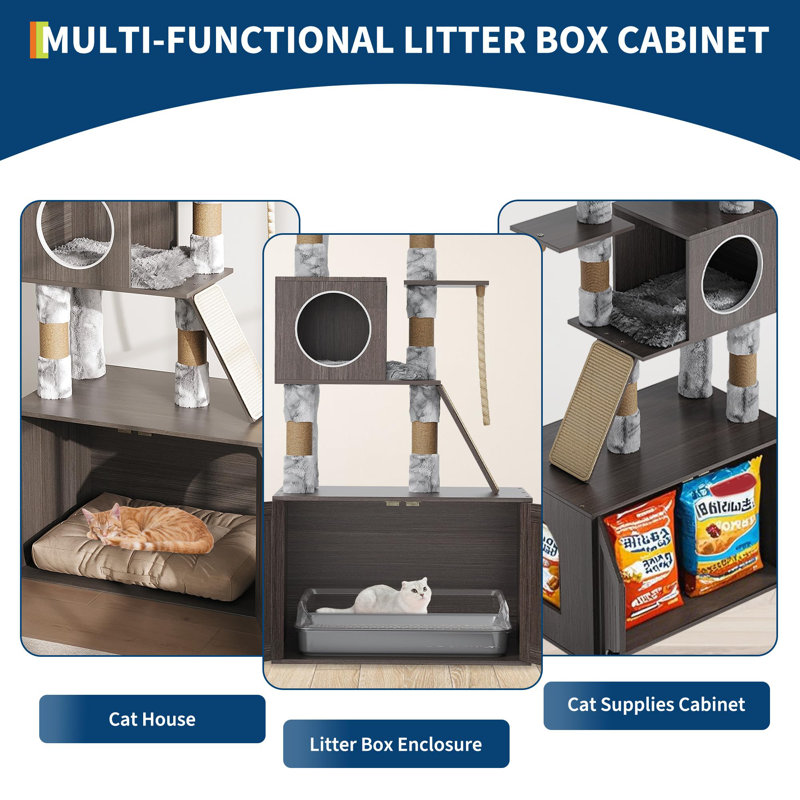 170cm H Cat Tree