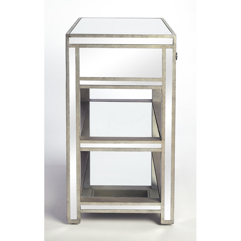 Miranda Mirrored Console Table