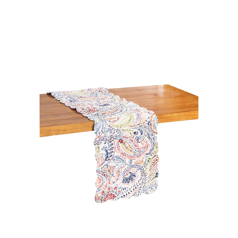 Annazette Paisley Table Runner