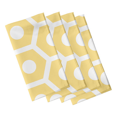 Alyrica Polyester Geometric Square Napkin