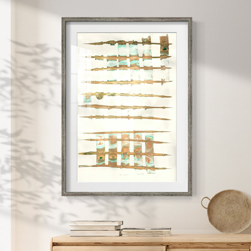 Printed Proxima II -Framed Print, Distressed, 28.5'' H x 20.5'' W