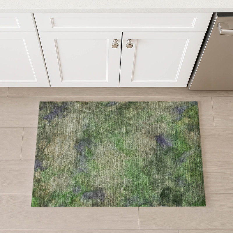 Machine Washable Indoor/Outdoor Emelia ACN2312 Abstract Rug, Rectangle 1'8" x 2'6"