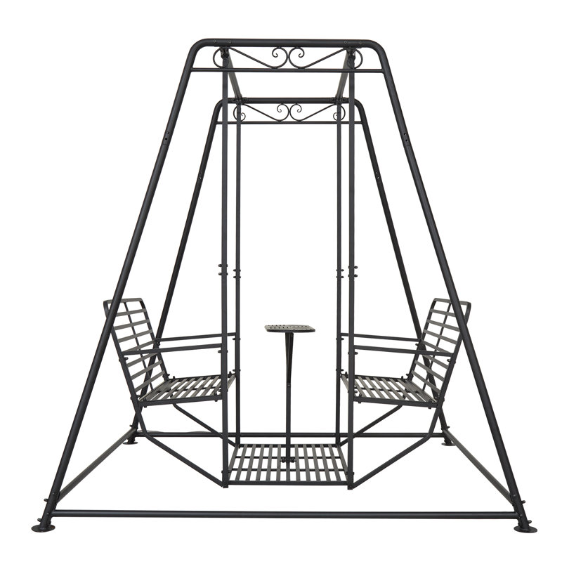 Chaise berçante d'extérieur en métal Sotera