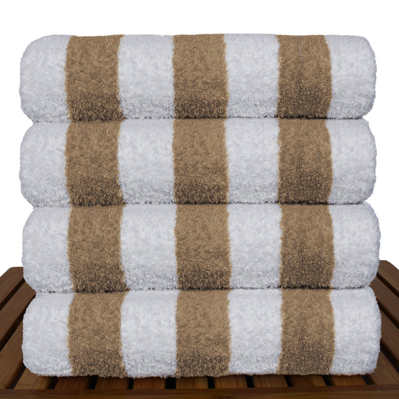 Mayfield Cotton Super Plush Beach Towel, Tan
